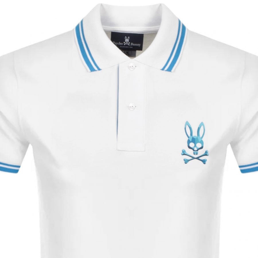 Alternative Image for ProductPsycho Bunny Milburn Classic Polo T Shirt White2